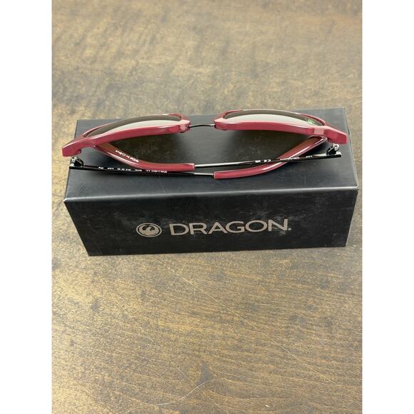 Dragon Fallon Sunglasses - Shiny Oxblood Frame w/ Lumalens Brown - NEW IN BOX main image 8